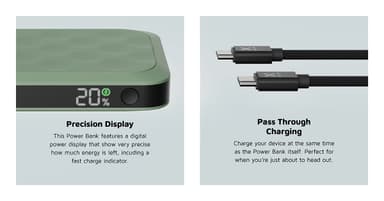 Xtorm 20W Fuel Series 10000mAh powerbank (grøn)