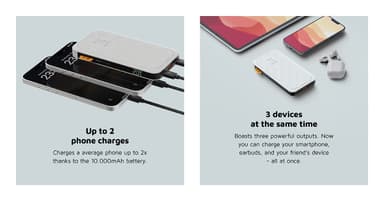 Xtorm 20W Fuel Series 10000mAh powerbank (hvid)