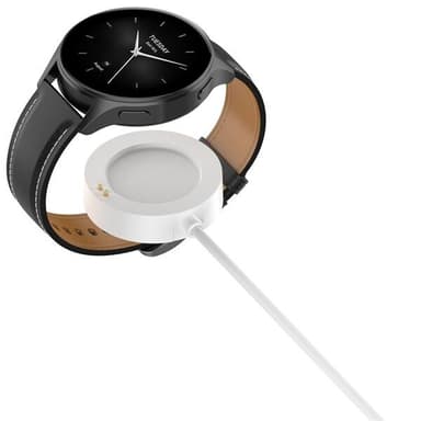 Oplader til Xiaomi Watch 2 Pro - USB 1m - Hvid