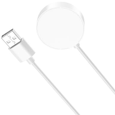 Oplader til Xiaomi Watch 2 Pro - USB 1m - Hvid
