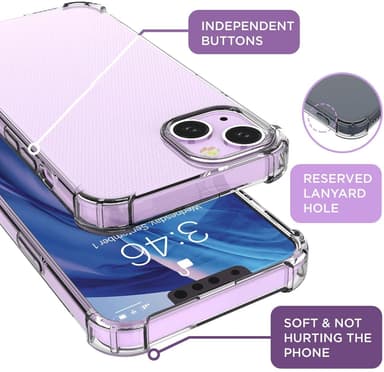 iPhone 13 mobil cover TPU Transparent