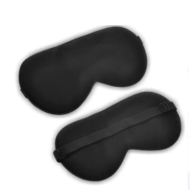 Sovemaske 100% silke 2-pakke