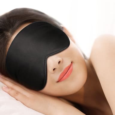Sovemaske 100% silke 2-pakke