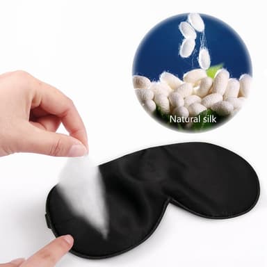 Sovemaske 100% silke 2-pakke