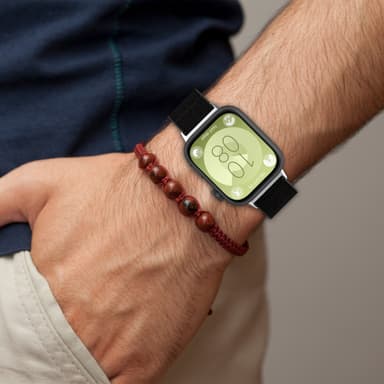 Elastisk nylonurrem til Huawei Watch Fit 3 Sort