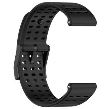 Silikone armbånd Sort