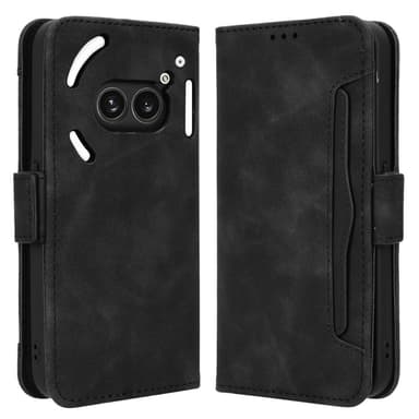 Til Nothing Phone (2a) Læderetui Flere Kortpladser Magnetisk Lukning cover