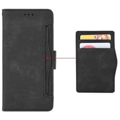 Til Nothing Phone (2a) Læderetui Flere Kortpladser Magnetisk Lukning cover