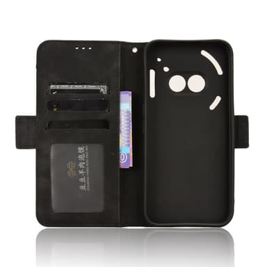 Til Nothing Phone (2a) Læderetui Flere Kortpladser Magnetisk Lukning cover
