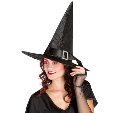 Sort heks kostume - S
