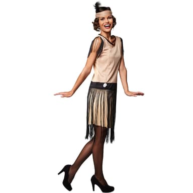 Flapper 20'er kostume - XL