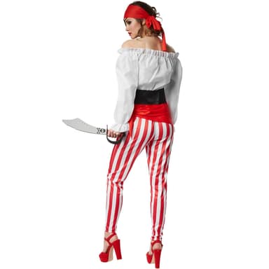 Piratkvinde kostume - S