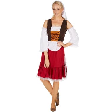 Middelalder kvinde kostume - L