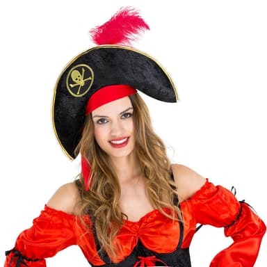 Piratkvinden Mia Støvlerem kostume - M
