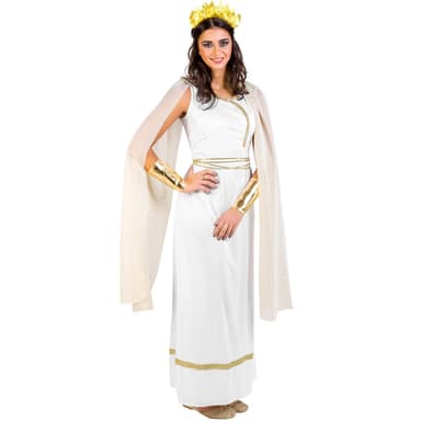 Græsk Gudinde Olympia kostume - XL