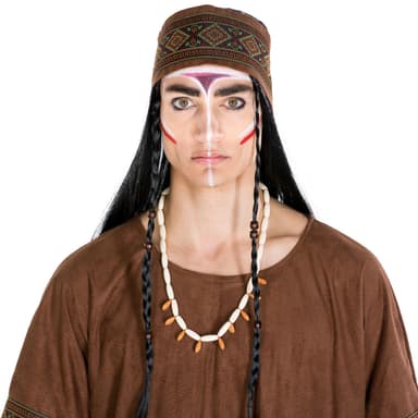 Indianeren Vilde Hingst kostume - M