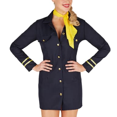 Stewardesse kostume - L