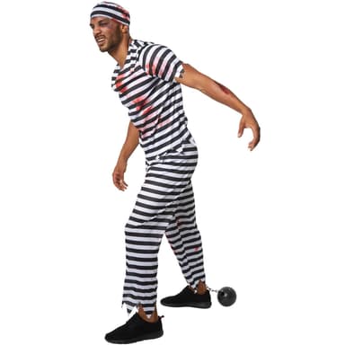 Halloween fange kostume - M
