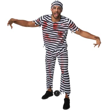 Halloween fange kostume - M
