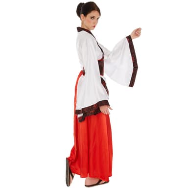 Flot asiatisk inspireret kostume - S
