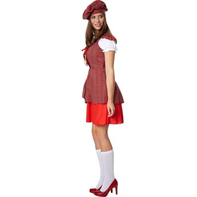Skotsk kvinde kostume - M