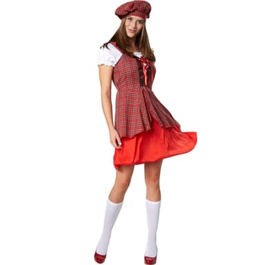 Skotsk kvinde kostume - M
