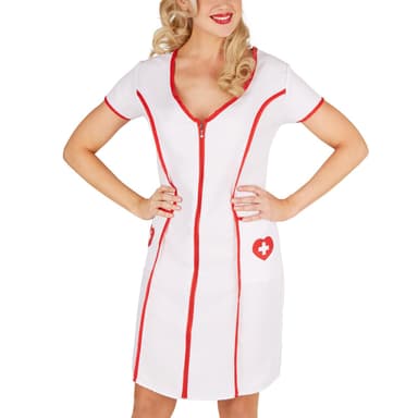 Sygeplejerske kostume - XL