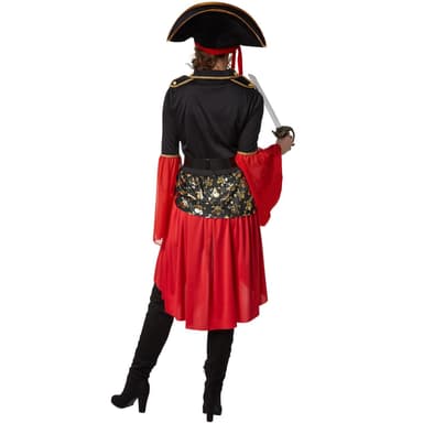 Piratdronning kostume - M