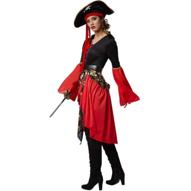 Piratdronning kostume - M