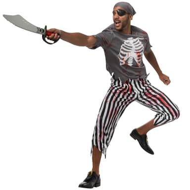 Halloween pirat kostume - L