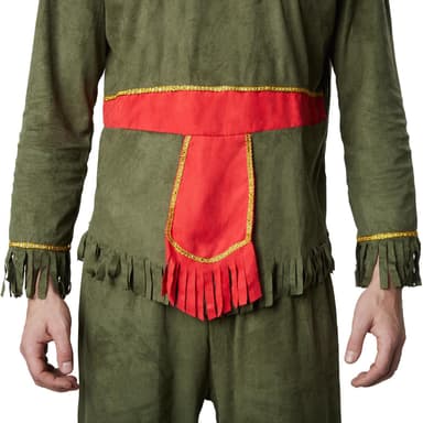 Tavs Mohikaner kostume - XXL