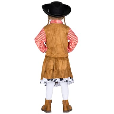 Cowgirl Texas kostume - 140 (10-12y)