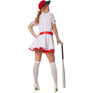 Baseballspiller kostume - L
