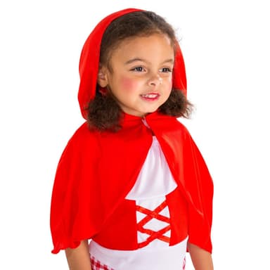 Rødhætte børnekostume - 116 (5-7y)