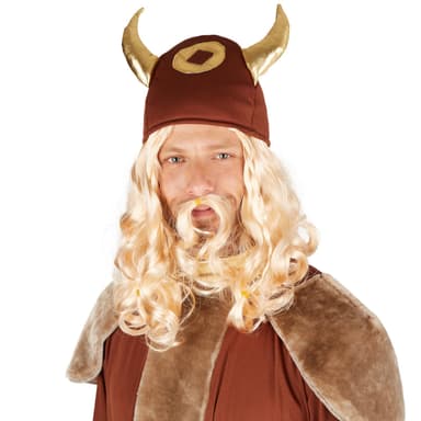Vikingehøvding kostume mand - XXL