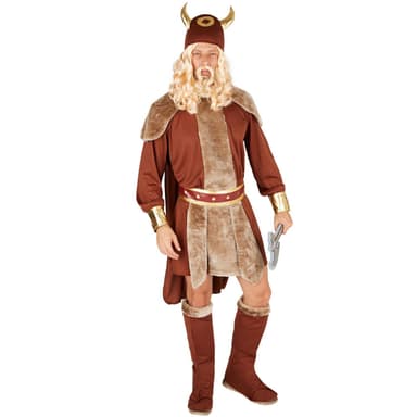 Vikingehøvding kostume mand - XXL
