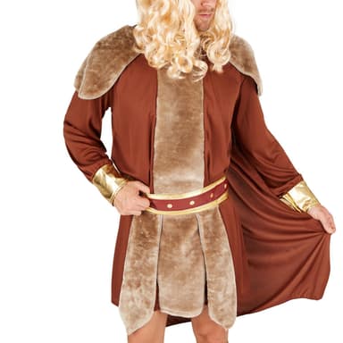 Vikingehøvding kostume mand - XXL