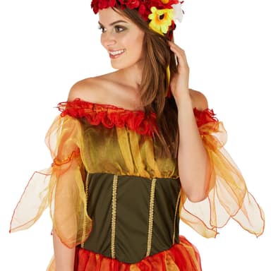 Efterårsfe kostume - S