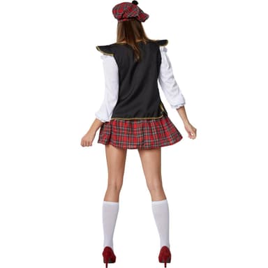 Skotte-pige kostume - XL