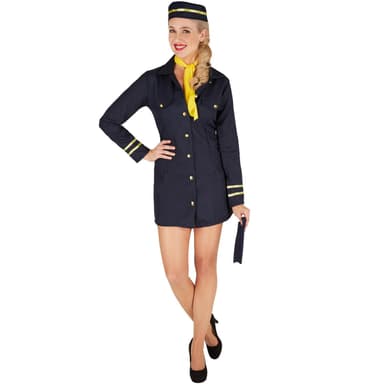 Stewardesse kostume - XL
