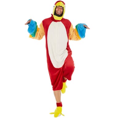 Unisex kostume Papegøje - L