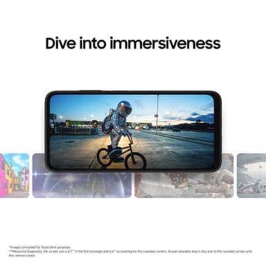 Samsung Galaxy A05s smartphone 4/64GB (sølv)