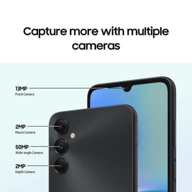 Samsung Galaxy A05s smartphone 4/64GB (sølv)