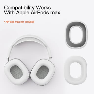 Ørepuder til Airpods Max høretelefoner Hvid