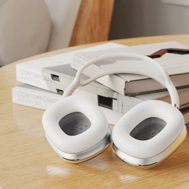 Ørepuder til Airpods Max høretelefoner Hvid
