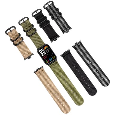 Xiaomi Mi Band 8 Pro Nylon urrem Sort+orange