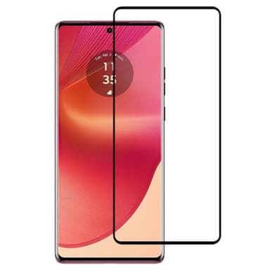 2-PAK SKALO Motorola Edge 50 Fusion FULL-FIT Hærdet Glas Skærmbeskyttelse - Sort