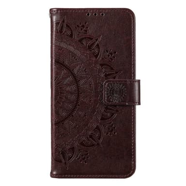 SKALO Motorola Moto G52 Mandala Flip Cover - Brun