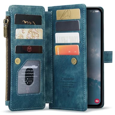 CaseMe Samsung A34 5G CaseMe Big Wallet Pungetui - Blå
