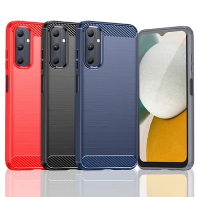 SKALO Samsung A05s 4G Armor Carbon Stødsikker TPU-cover - Blå